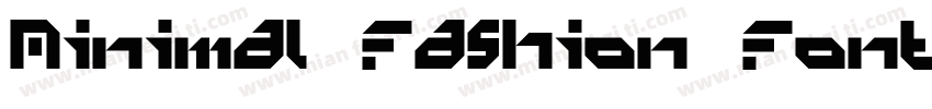 Minimal Fashion Font字体转换